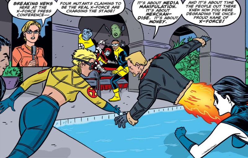 X-Force #117 art by the Allreds